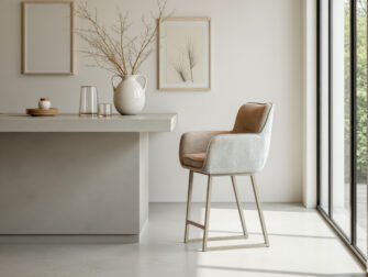 Eigentijdse barkruk geschikt voor ieder interieur