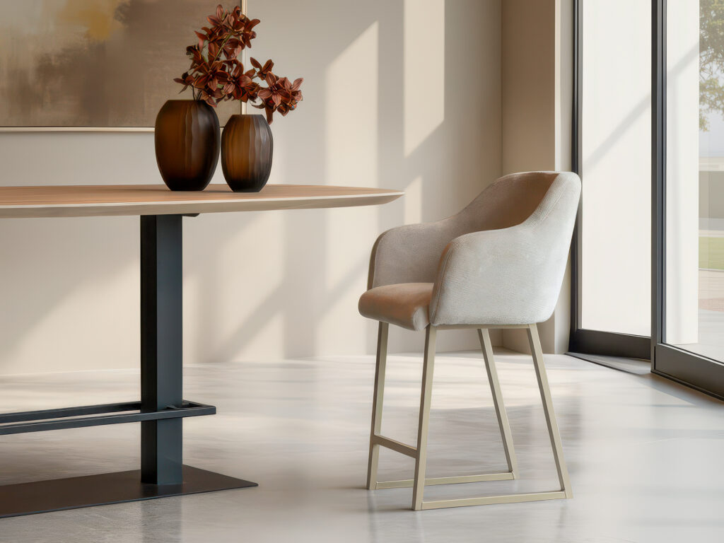 Barkruk die comfort en stijl combineert in één ontwerp