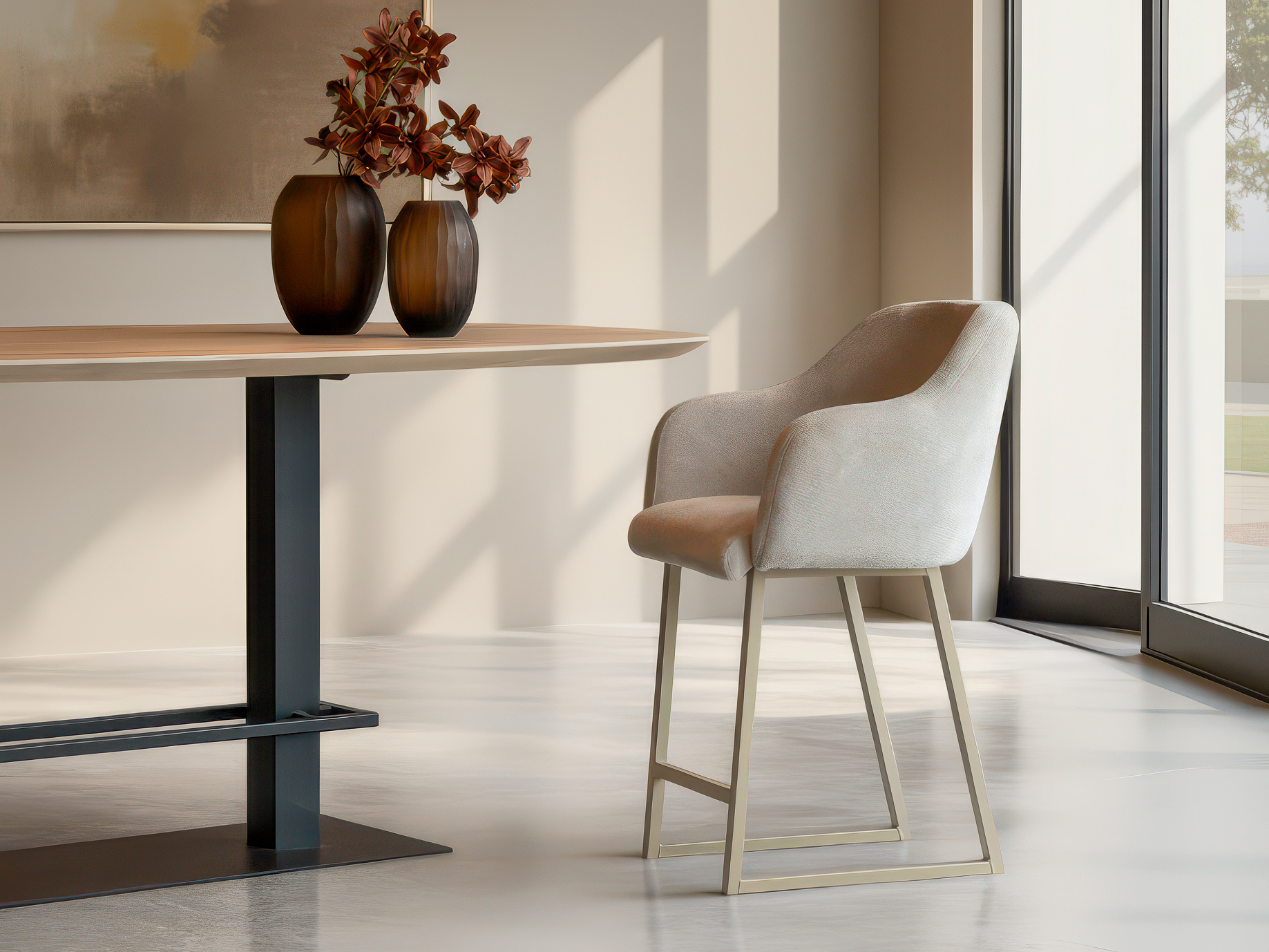 Barkruk die comfort en stijl combineert in één ontwerp