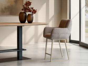 Comfortabele barkruk voor lange diners of borrels