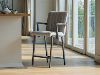 Barkruk Vertou - relax dolphin - vertical - met arm