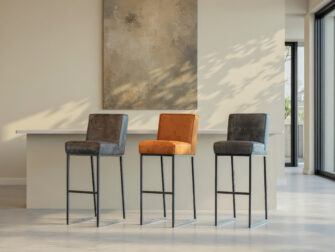 Barkruk Pesara - africa leer - bull eco leder - zithoogte 83cm