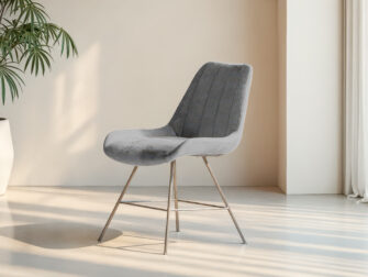 Compacte eetkamerstoel met tijdloos ontwerp