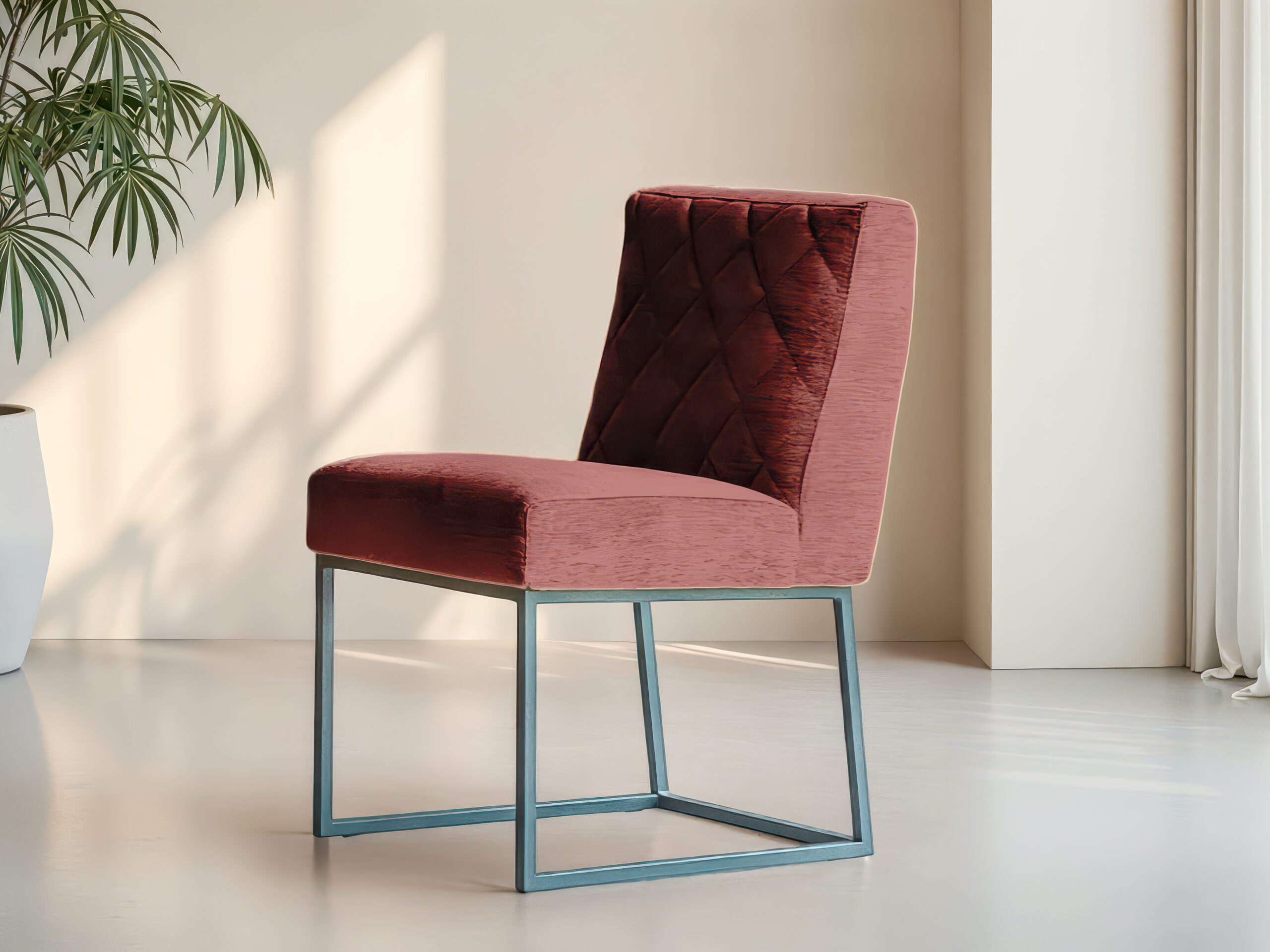 Compacte eetkamerstoel met stijlvolle afwerking