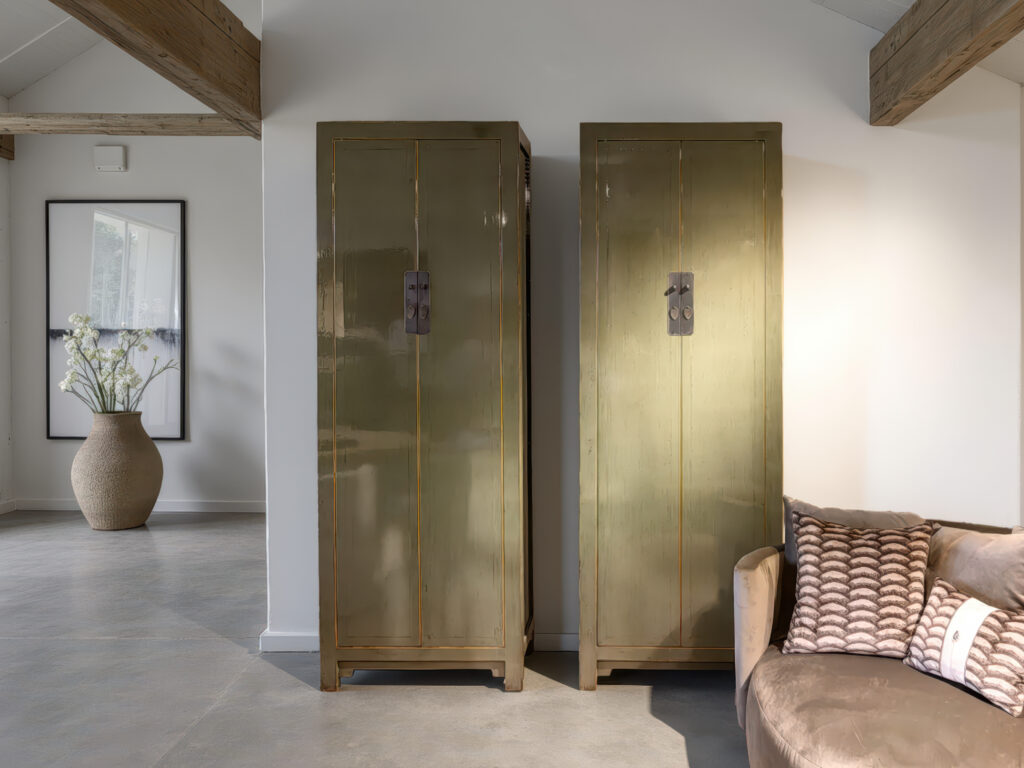 Handgemaakte kast van gerecycled Chinees hout met opbergruimte