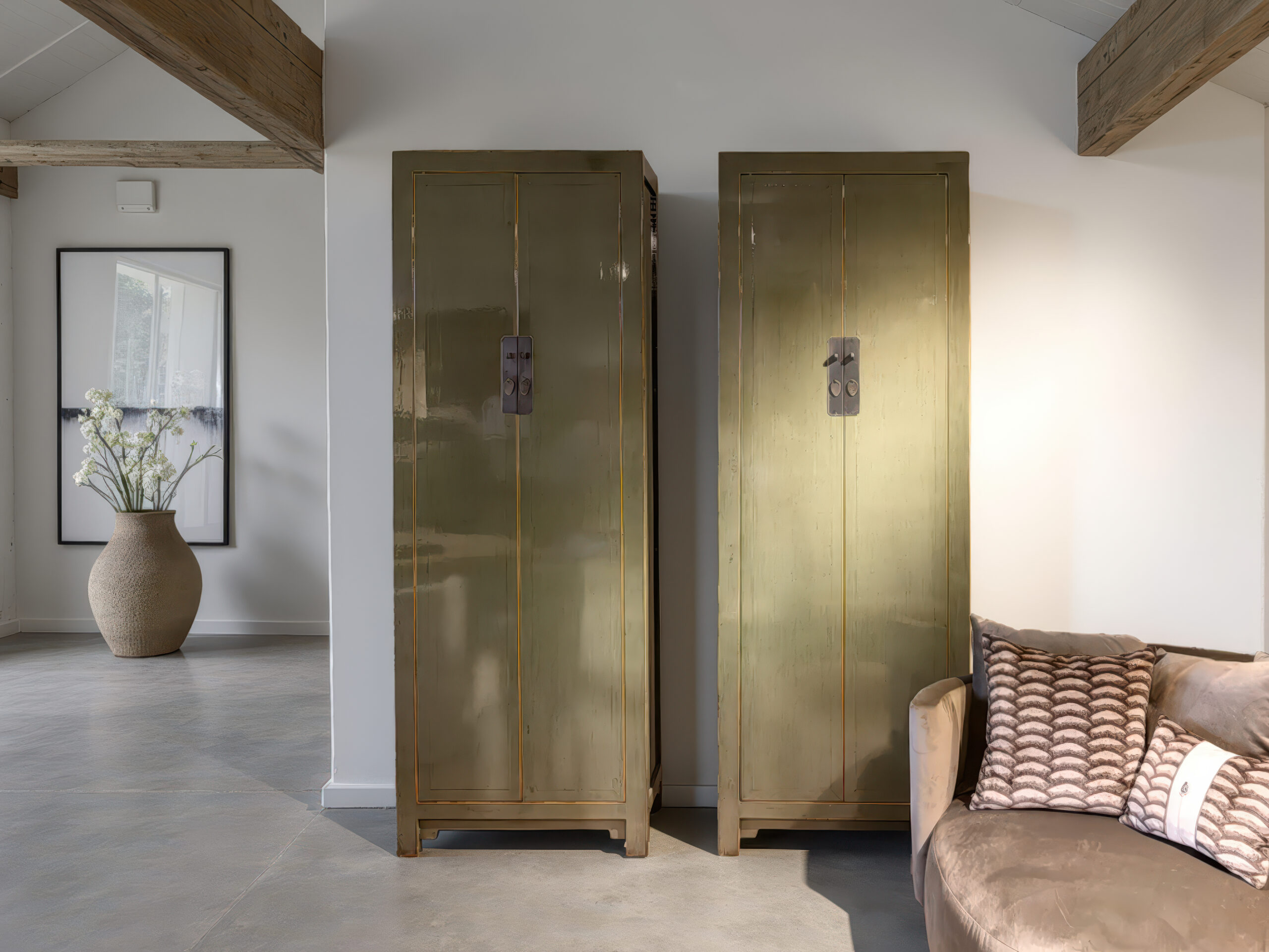 Handgemaakte kast van gerecycled Chinees hout met opbergruimte