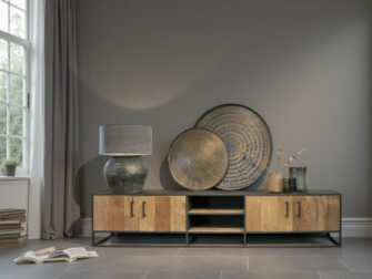 Een eigentijdse oplossing voor al je media-apparatuur en accessoires