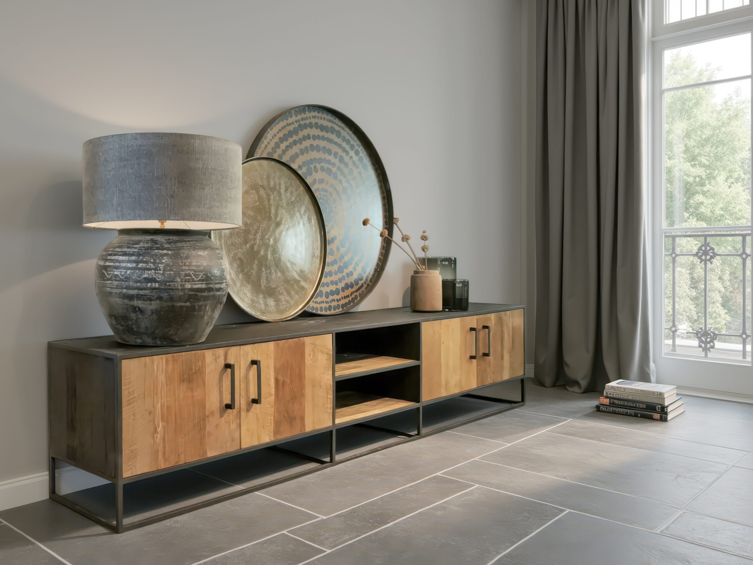 Subtiel statement in de woonkamer dankzij het minimalistische design