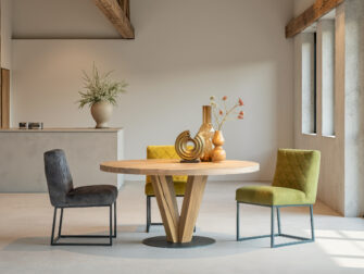 Eetkamerstoelen Pomezia - adore dark grey - loft gold - mine army