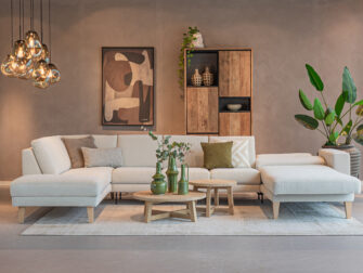 Bank met royale zit en verstelbare relaxopties