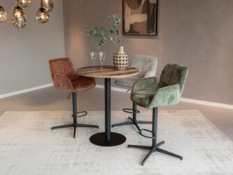 Voorzien van luxe stoffering en instelbare zithoogte, geschikt voor dagelijks gebruik