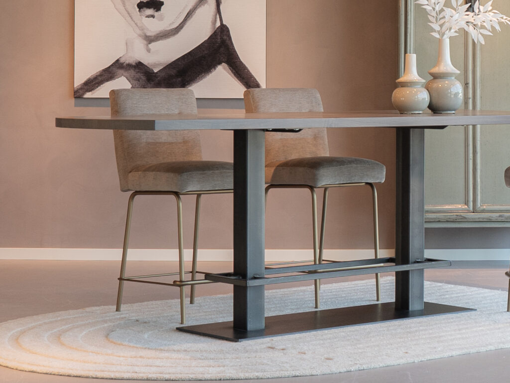 barkrukken aan een baktafel hoogte barkruk 65cm