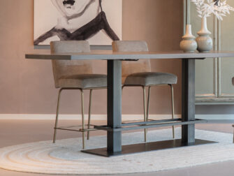 barkrukken aan een baktafel hoogte barkruk 65cm