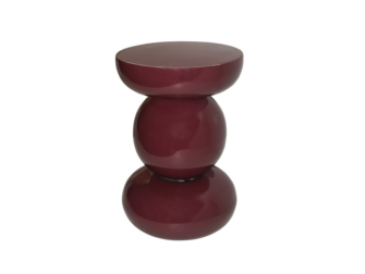 Bijzettafel Dex - maroon - Ø33x50cm