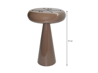 Bijzettafel Sam - coffee - Ø36x57cm Bijzettafel Sam - coffee - Ø36x57cm