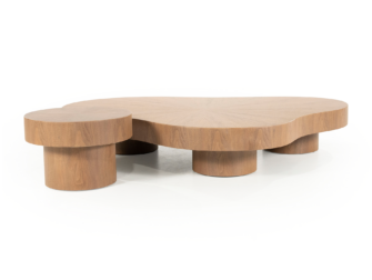 Bijzettafel en salontafel Bobbie - Ø45x30cm - 150x110x25cm Bijzettafel en salontafel Bobbie - Ø45x30cm - 150x110x25cm