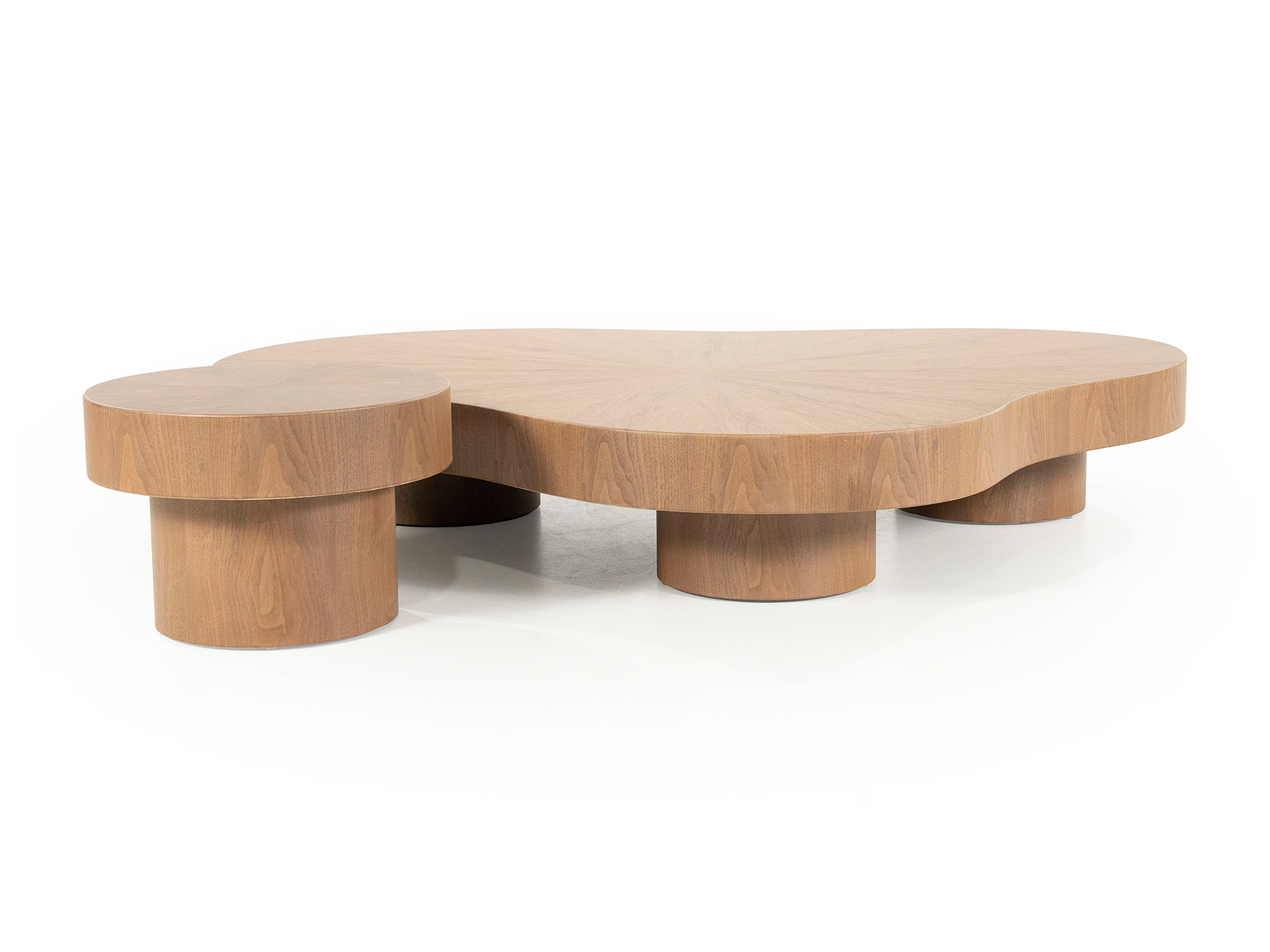 Bijzettafel en salontafel Bobbie - Ø45x30cm - 150x110x25cm