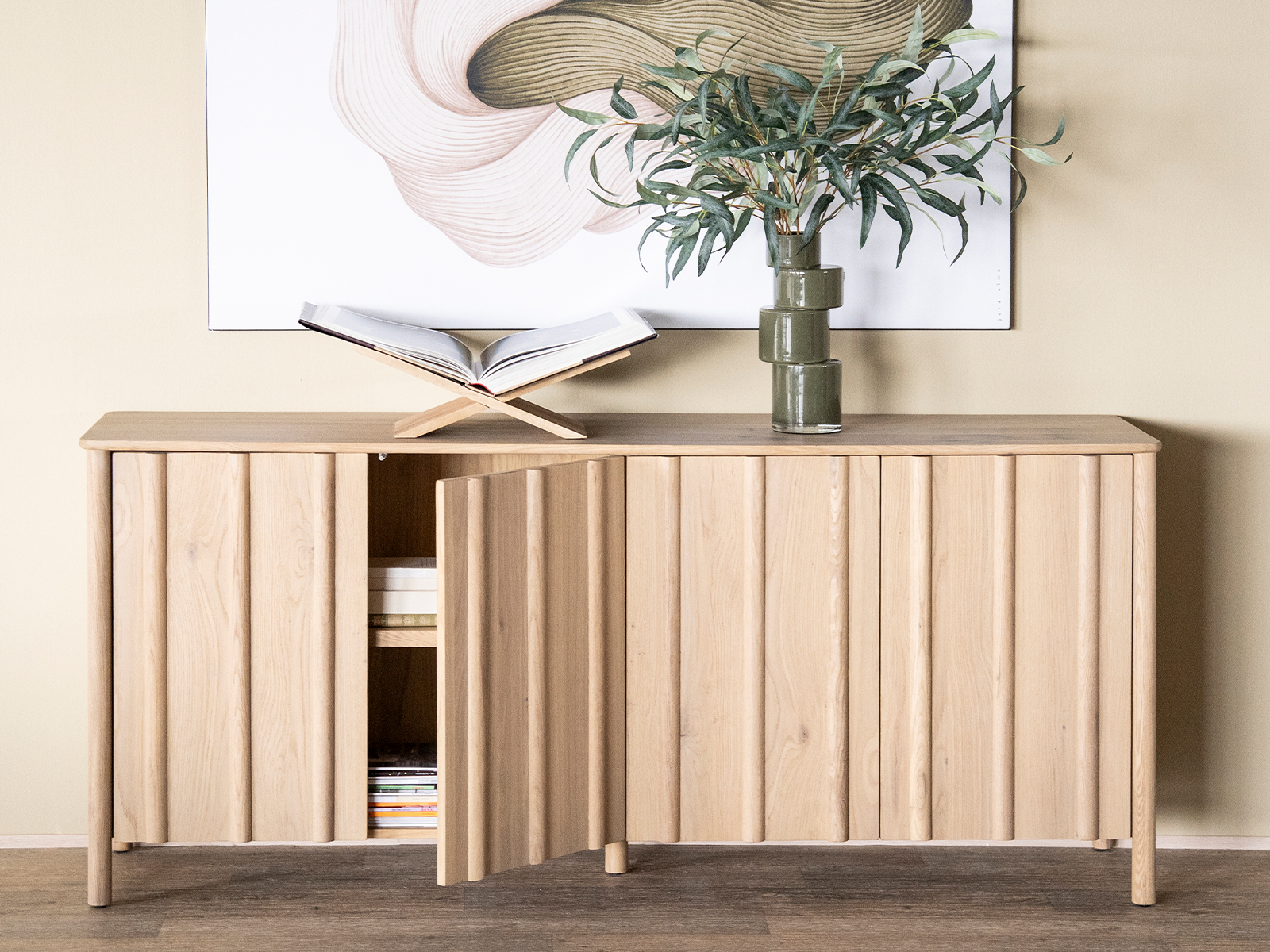 japandi stijl dressoir 180cm naturel