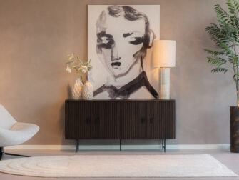 dressoir bruin met opbergruimte 170x45x80cm