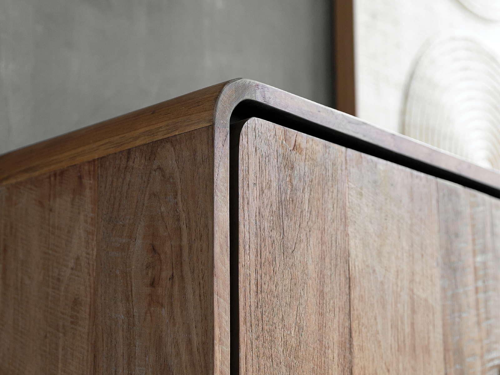 dressoir met afgeronde hoeken