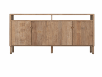 Dressoir Cascade - 190x40x90cm - 2 open vakken - 4 deurs