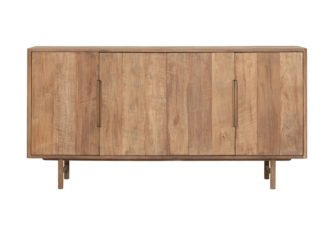 Dressoir Dublin - 180x40x90cm - teakhout top - 4 deurs