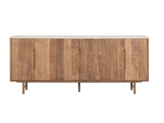 Dressoir Dublin - 220x40x90cm - mortex top - 6 deurs