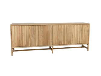 Dressoir Lindos - 220x40x80cm - 4 deurs
