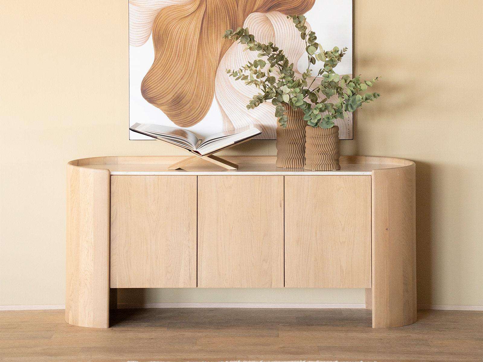 dressoir met marmer blad