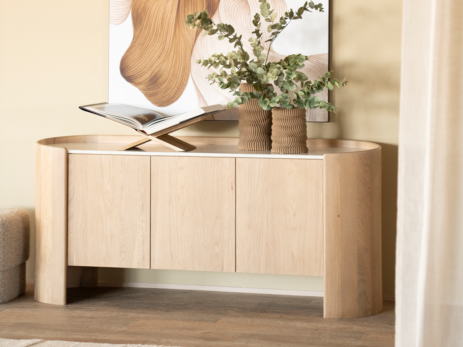 eiken dressoir 175cm