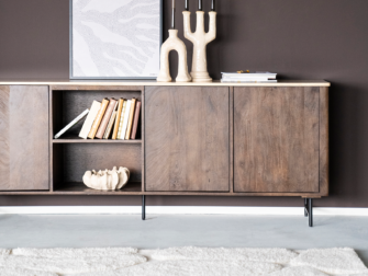 bruin dressoir ranke poten