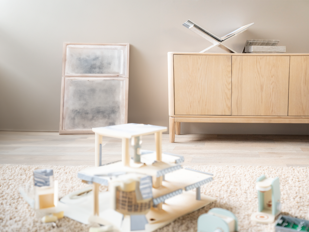 Scandinavische dressoir van eiken