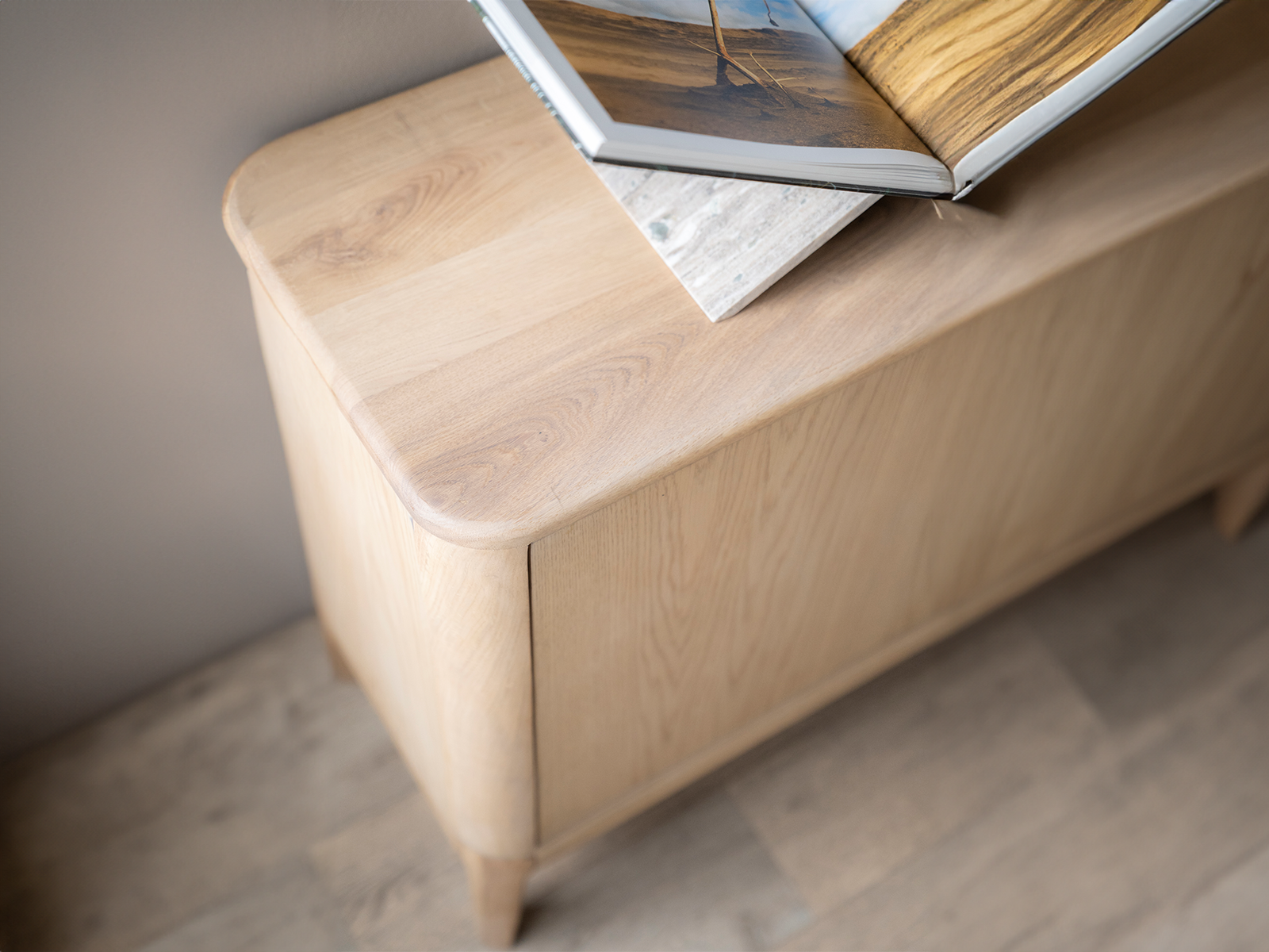 eiken dressoir met 4 deuren