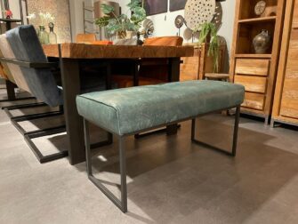 leren eetkamerbank zonder rugleuning