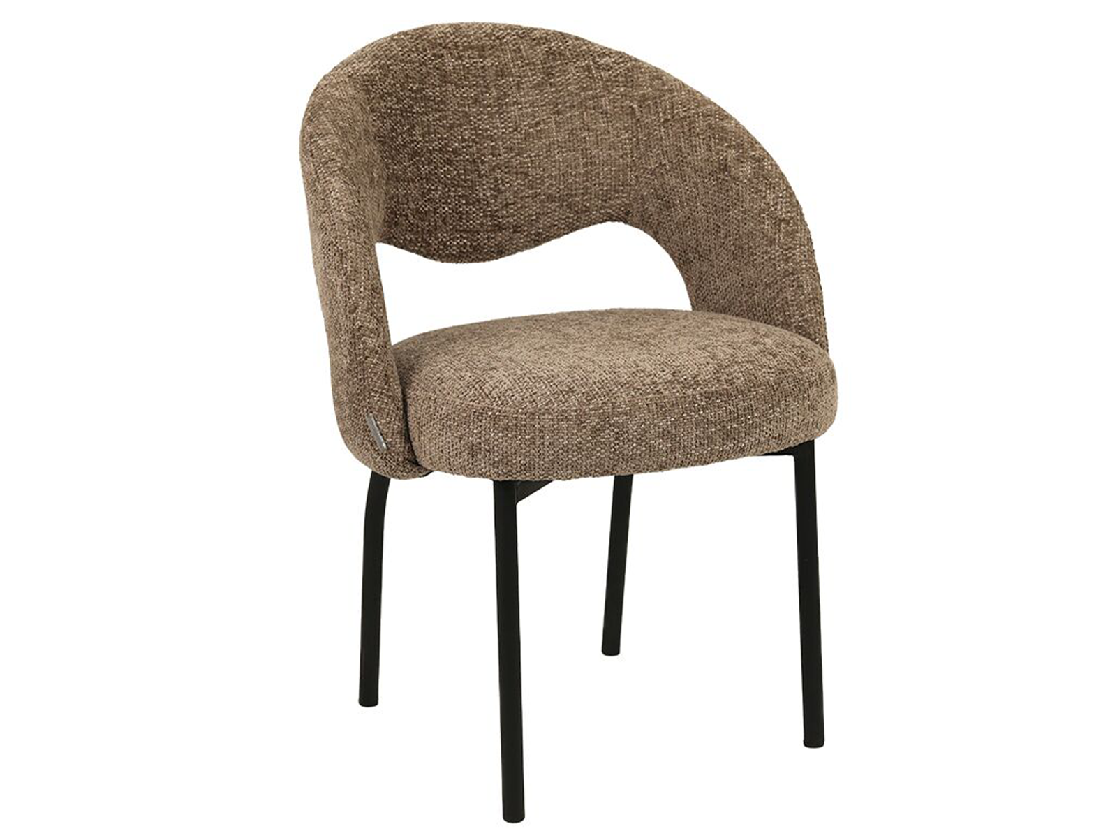 smalle bruine eetkamerstoel