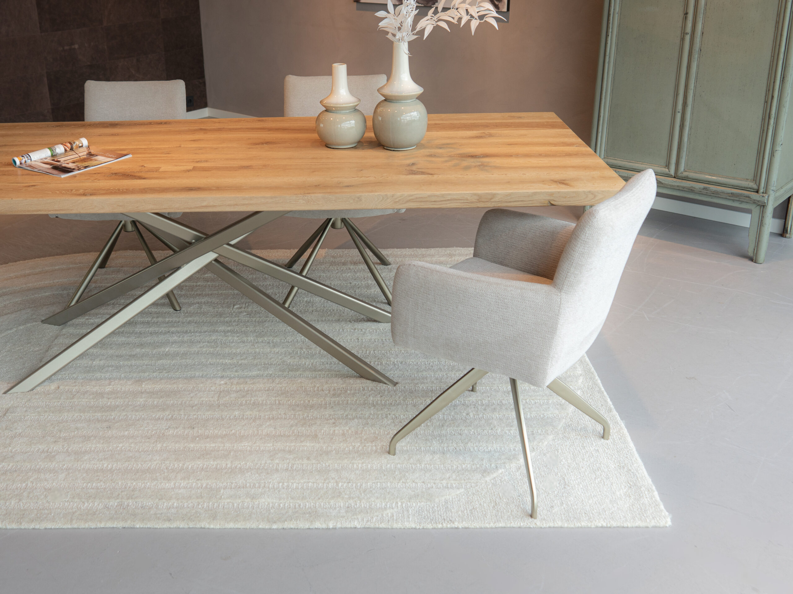 kuipstoeltje beige zelf samenstellen