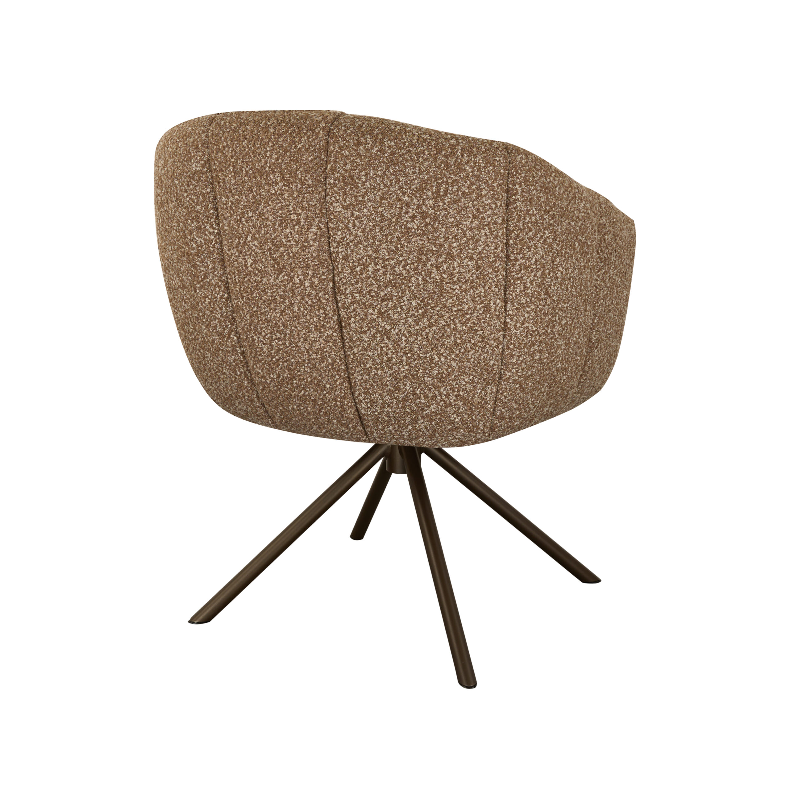 Eetkamerstoel Cloud - taupe - metaalkleur anodic brown