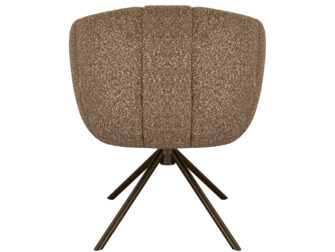 Eetkamerstoel Cloud - taupe - metaalkleur anodic brown Eetkamerstoel Cloud - taupe - metaalkleur anodic brown