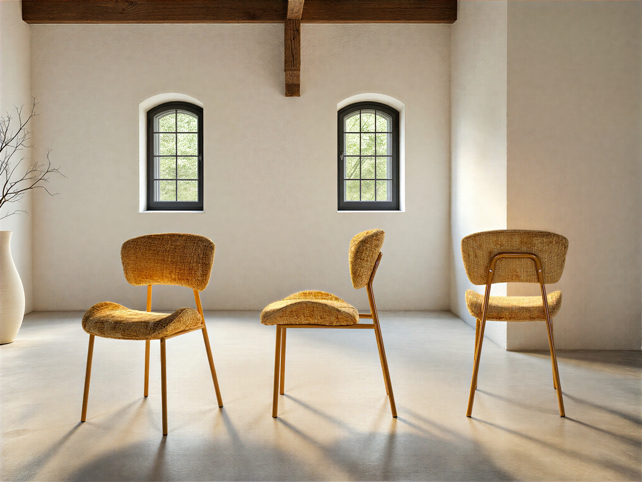 Eetkamerstoel Dare - mustard