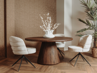 witte eetkamer stoelen met draai functie