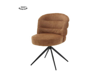 Eetkamerstoel Evia - caramel brown - met arm