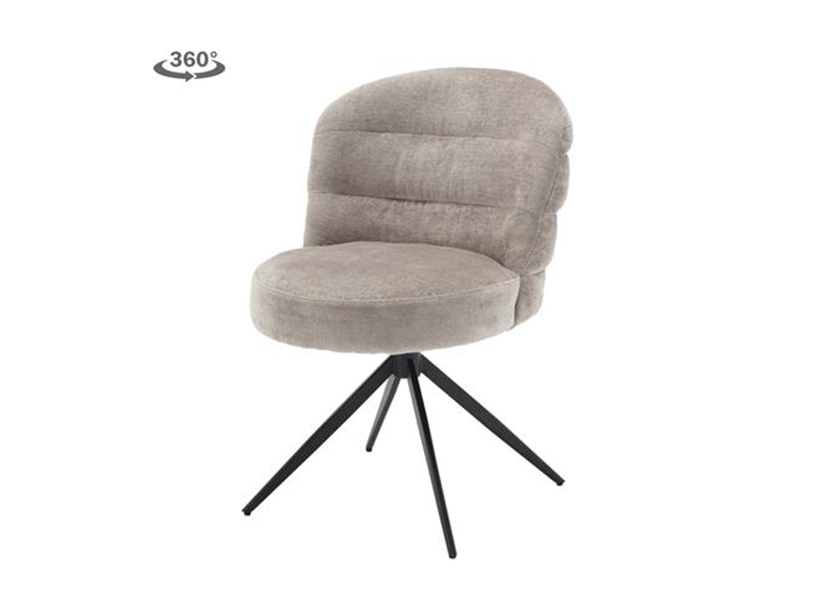 Eetkamerstoel Evia - ice grey - met arm