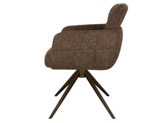 Eetkamerstoel Fay - army - metaalkleur anodic brown Eetkamerstoel Fay - army - metaalkleur anodic brown