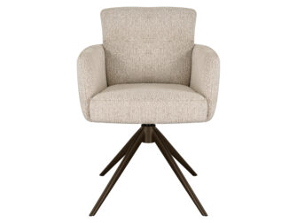 Eetkamerstoel Fay - naturel - metaalkleur anodic brown Eetkamerstoel Fay - naturel - metaalkleur anodic brown