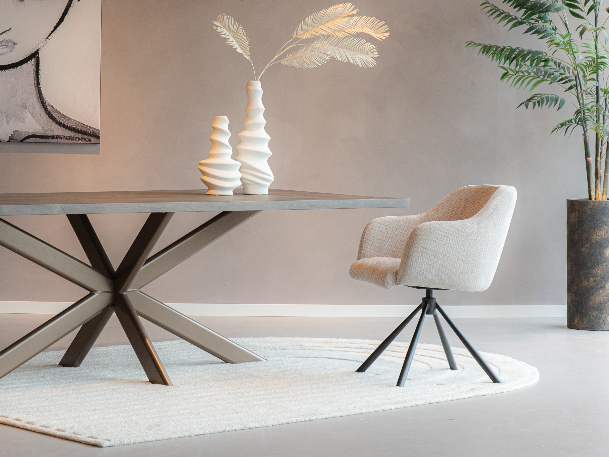 auto return eetkamer stoelen zwart