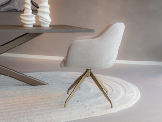 kuipstoel armleuning diverse metaalkleuren