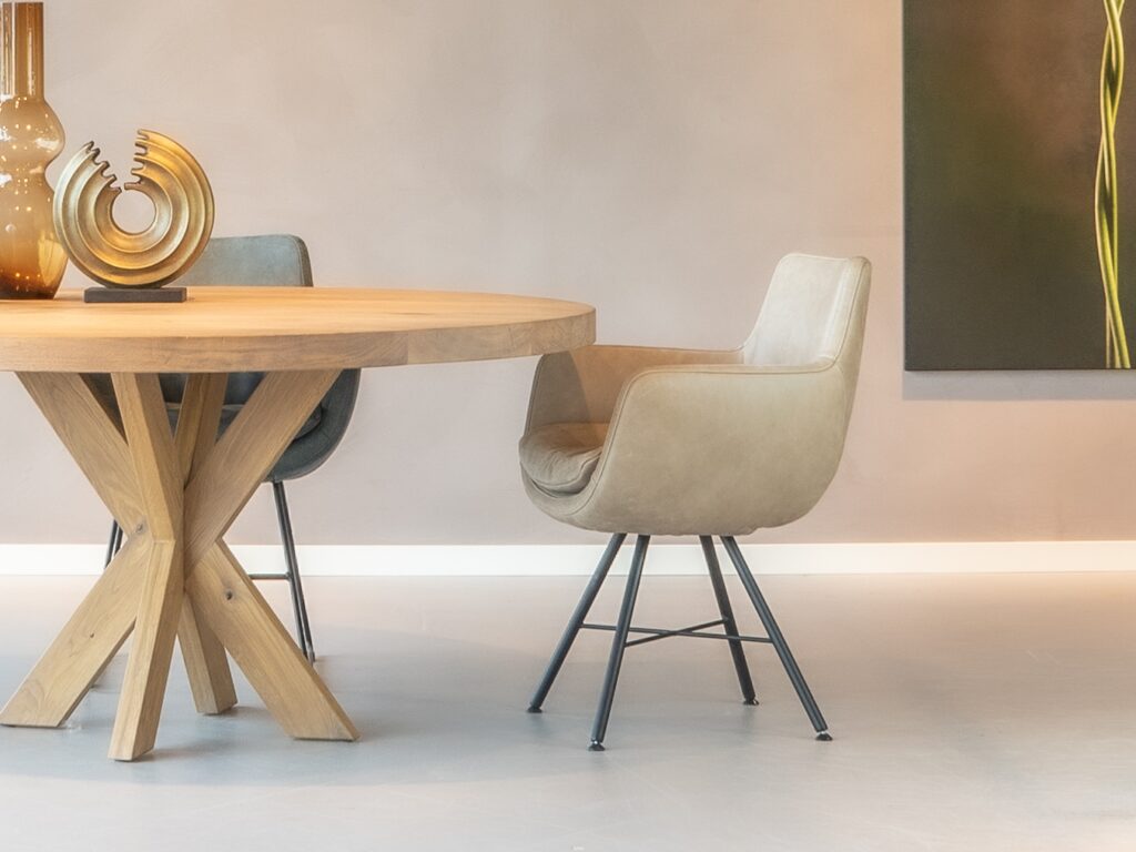 landelijke eetkamerstoel