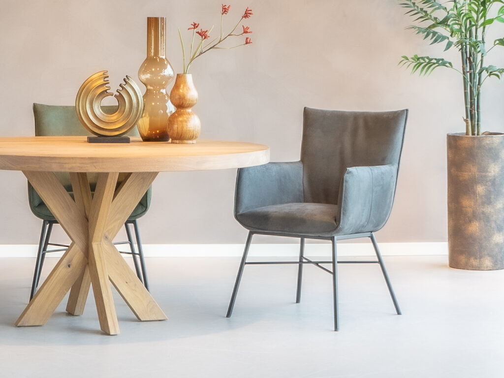 eetkamer stoelen leer