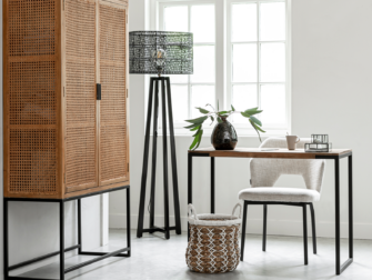 naturel kleurige bureau stoel