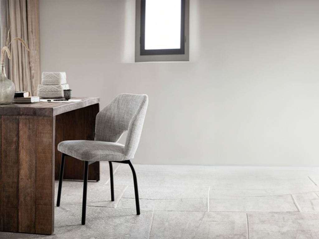 eetkamerstoel zonder armleuning grijs